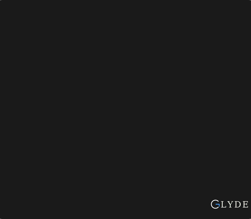 GLYDE Black Glass Pad